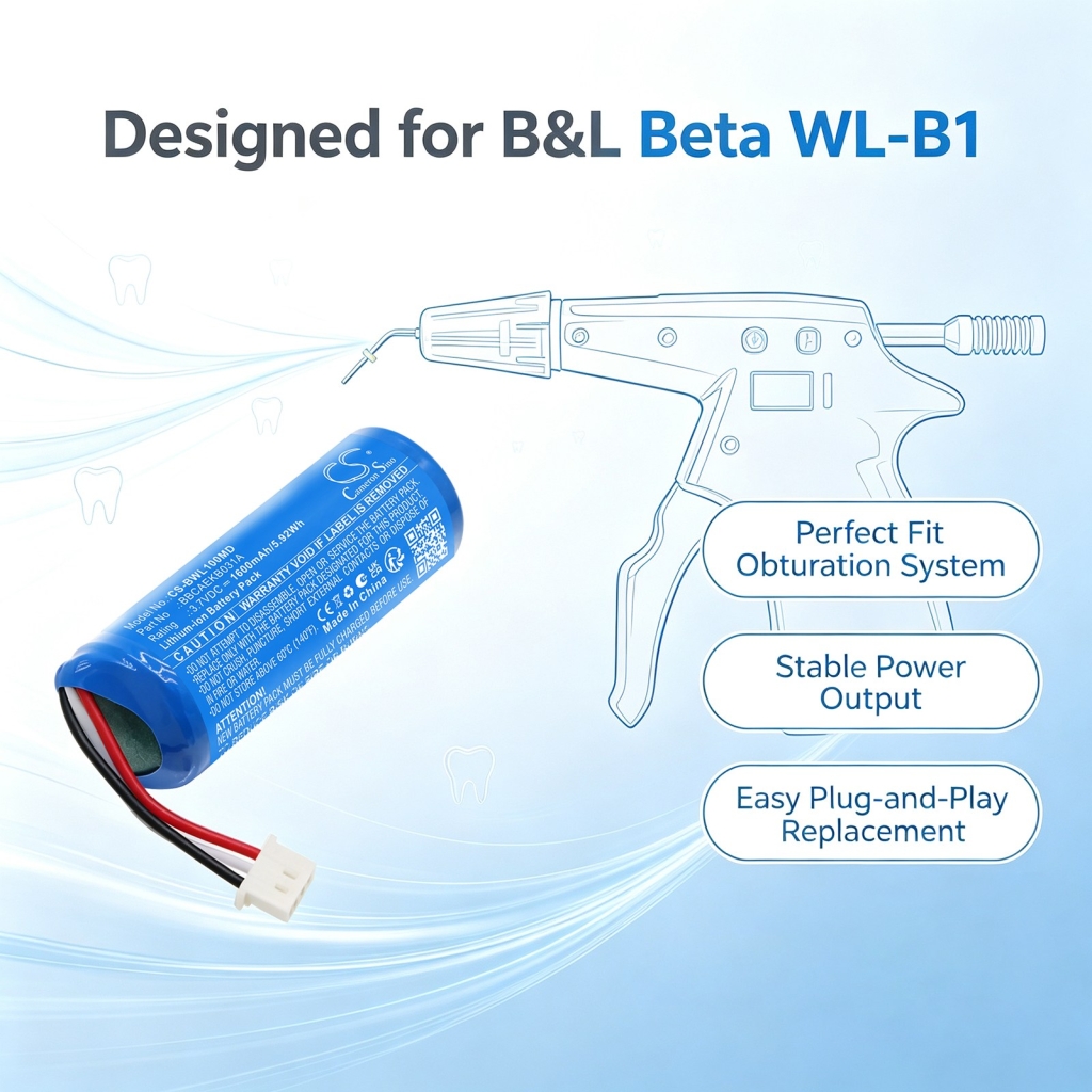 Akut yhteensopiva B&L beta WL-B1 WL-B1 CS-BWL100MD