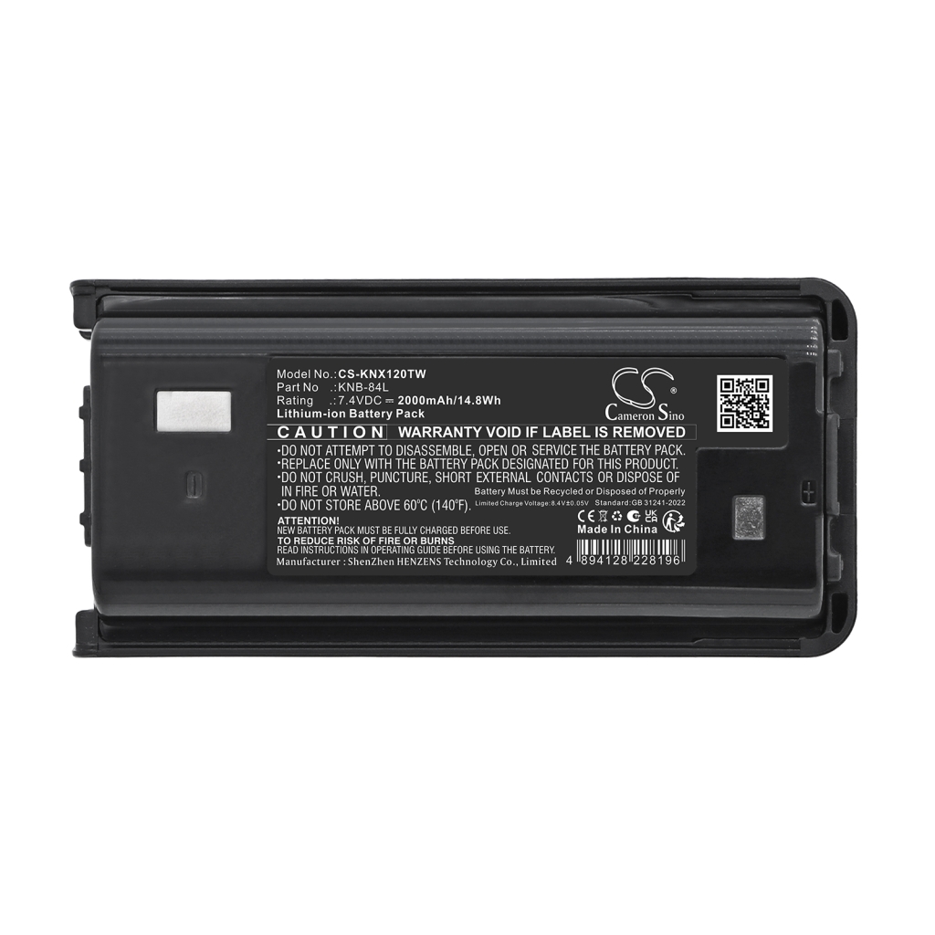 Akut yhteensopiva Kenwood NX-1200A NX-1200A CS-KNX120TW
