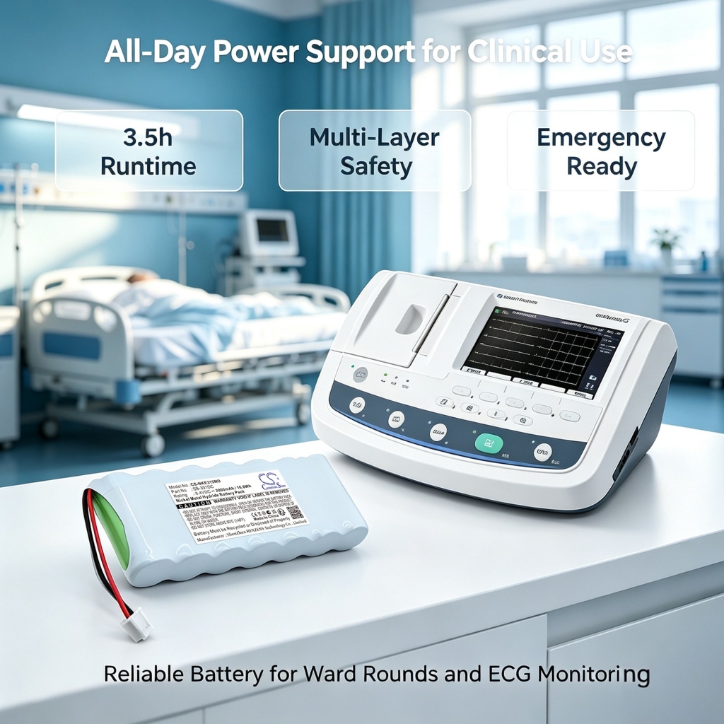 Akut yhteensopiva Nihon Kohden ECG-3150 Cardiofax C CS-NKE315MD