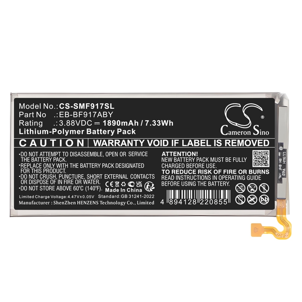Matkapuhelimen akku Samsung CS-SMF917SL