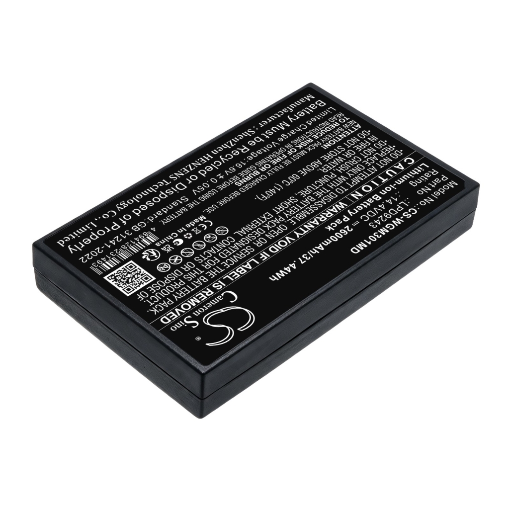 Akut yhteensopiva WEGO M3000P M3000P CS-WGM301MD