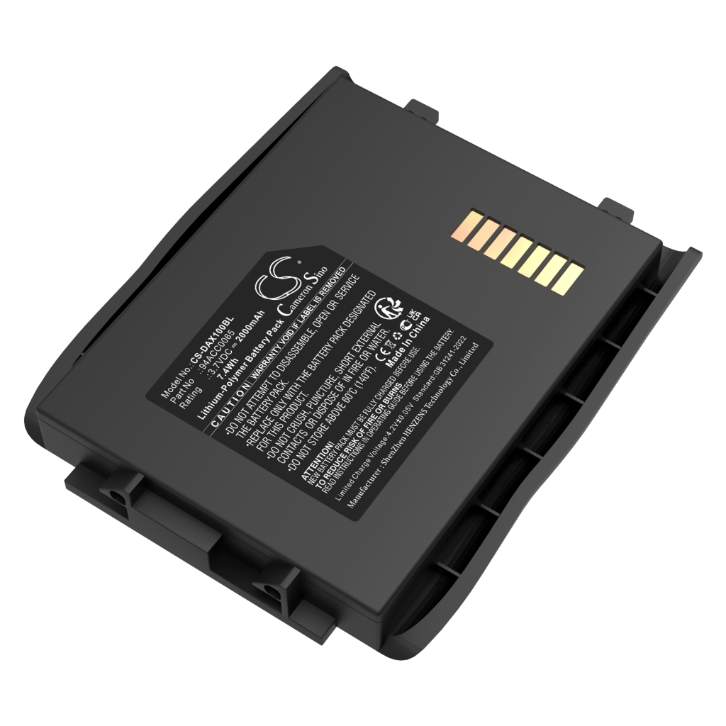 Viivakoodinlukijan akku Datalogic CS-DAX100BL