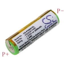 Yhteensopiva akun vaihto Remington 138-10584,422203613480,93154,93154-101