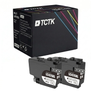 TCTK Mustepatruunat LC426XLBK 2 kpl sarja musta yhteensopiva Brother MFC-J 4335 DW, sekä MFC-J 4340 DW, sekä MFC-J 4340 DWE Ecopro, sekä MFC-J 4535 DW, sekä MFC-J 4540, sekä MFC-J 4540 DW