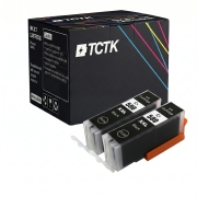 TCTK Mustepatruunat PGI-580XXL 2 kpl sarja musta yhteensopiva Canon PIXMA TR 7550 7650 8550 8650, sekä PIXMA TS 6150 6151 6240 6241 6250 6251 6350 6351 705 8150 8151 8152 8250 8251, korvaa 1970C001