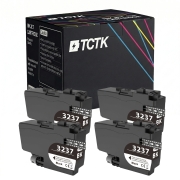 TCTK Mustepatruunat LC-3237 4 kpl sarja musta yhteensopiva Brother HL-J 6000 DW, sekä HL-J 6100 DW, sekä MFC-J 5945 DW, sekä MFC-J 6945 DW, sekä MFC-J 6947 DW, korvaa LC3237BK