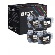 TCTK Mustepatruunat LC-422XL 4 kpl sarja musta yhteensopiva Brother MFC-J 5340 DW, sekä MFC-J 5340 DWE Ecopro, sekä MFC-J 5345 DW, sekä MFC-J 5740 DW, sekä MFC-J 6540 DW DWE, korvaa LC422XLBK