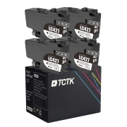 TCTK Mustepatruunat LC-427 4 kpl sarja musta yhteensopiva Brother HL-J 6010 DW, sekä MFC-J 5955 DW, sekä MFC-J 6950, sekä MFC-J 6955 DW, sekä MFC-J 6957 DW DWT, sekä MFC-J 6959 DW, korvaa LC427BK