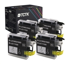 Compatible replacement for Brother LC-1100XL (LC1100XLBK),LC-980 (LC980BK),LC-985 (LC985BK)
