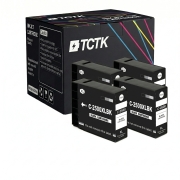 TCTK Mustepatruunat PGI-2500XL 4 kpl sarja musta yhteensopiva Canon MAXIFY iB 4000 4050 4100 4150, sekä MAXIFY MB 5000 5050 5100 5150 5155 5300 5350 5400 5450 5455, korvaa 9254B001