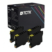 TCTK Mustepatruunat T0551 4 kpl sarja musta yhteensopiva Epson Stylus Photo R 240 245, sekä Stylus Photo RX 420 425 520, korvaa C13T05514010