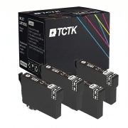 TCTK Mustepatruunat T1291 4 kpl sarja musta yhteensopiva Epson Stylus Office B 42 WD, sekä Stylus Office BX 305 F FW, sekä Stylus Office BX 305 FW Plus, korvaa C13T12914010