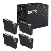 TCTK Ink Cartridges 603XL 4-pack Black compatible with Epson Expression Home XP-2100 XP-2105 XP-2150 XP-2155 XP-3100 XP-3105 XP-3150 XP-3155 XP-4100 XP-4105 XP-4150 XP-4155, replaces C13T03A14010