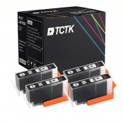 TCTK Ink Cartridges 655 4-pack Black compatible with HP Deskjet Ink Advantage 3525, for Deskjet Ink Advantage 3525E All-in-One, for Deskjet Ink Advantage 4615 4625, replaces CZ109AE
