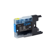Yhteensopiva Brother LC12 / 12ml Muste Syaani (Mustekasetit)