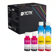 TCTK Mustepatruunat 100ml GT52C GT52M GT52Y 6 kpl sarja CMY (2x kutakin) yhteensopiva HP DeskJet GT 5810 5820 5822, sekä Ink Tank 115 118 310 311 315 318 319 410 411 412 415 416 418 419