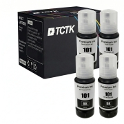 TCTK Ink Cartridges E-101BK E-101BK 4-pack Black compatible with Epson EcoTank L14150 L4150 L4160 L4260 L4266 L6160 L6170 L6176 L6190 L6260 L6270 L6276 L6290