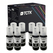 TCTK Ink Cartridges E-101BK E-101BK 8-pack Black compatible with Epson EcoTank L14150 L4150 L4160 L4260 L4266 L6160 L6170 L6176 L6190 L6260 L6270 L6276 L6290