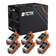 TCTK Ink Cartridges C-35BK C-36C 6-pack 3x Black 3x Cyan compatible with Canon PIXMA iP100 iP100B iP110, for PIXMA TR150 with battery