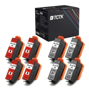 TCTK Mustepatruunat 478XL 478XL 6 kpl sarja 3x Gray 3x Red yhteensopiva Epson Expression Photo HD XP-15000, korvaa C13T04F64010