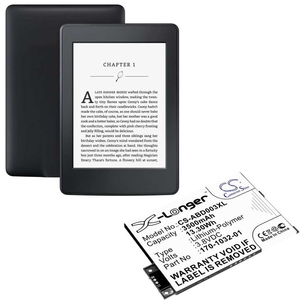 E-kirjanlukijan akku Amazon Kindle III