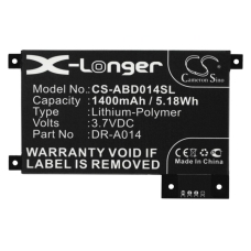 Yhteensopiva akun vaihto Amazon 170-1056-00,DR-A014,MC-354775,S2011-002-A,S2011-002-S