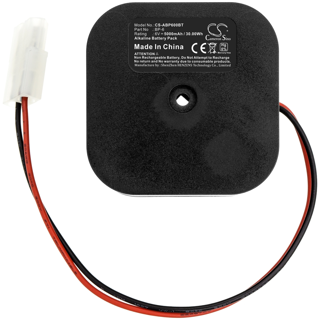 Yhteensopiva akun vaihto Alarm lock BP-6