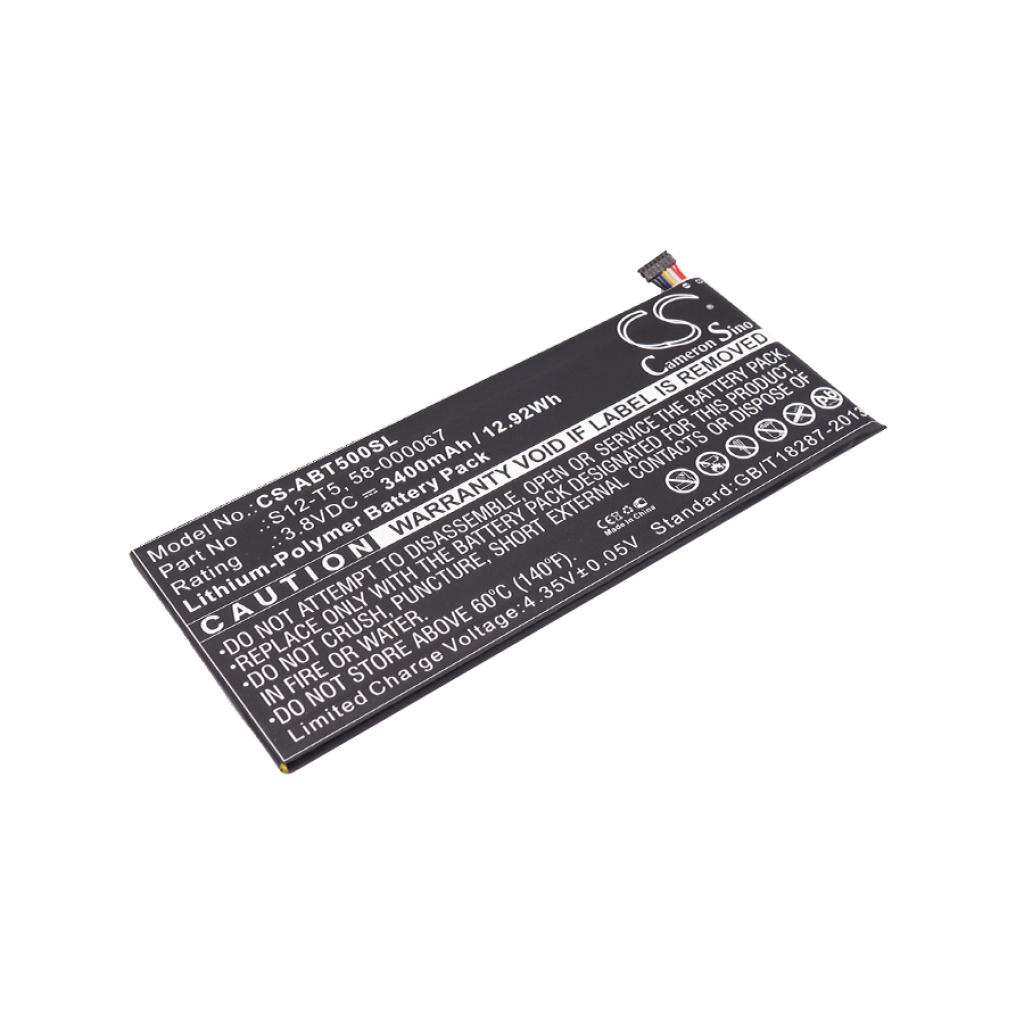 Akut Tabletin akku CS-ABT500SL