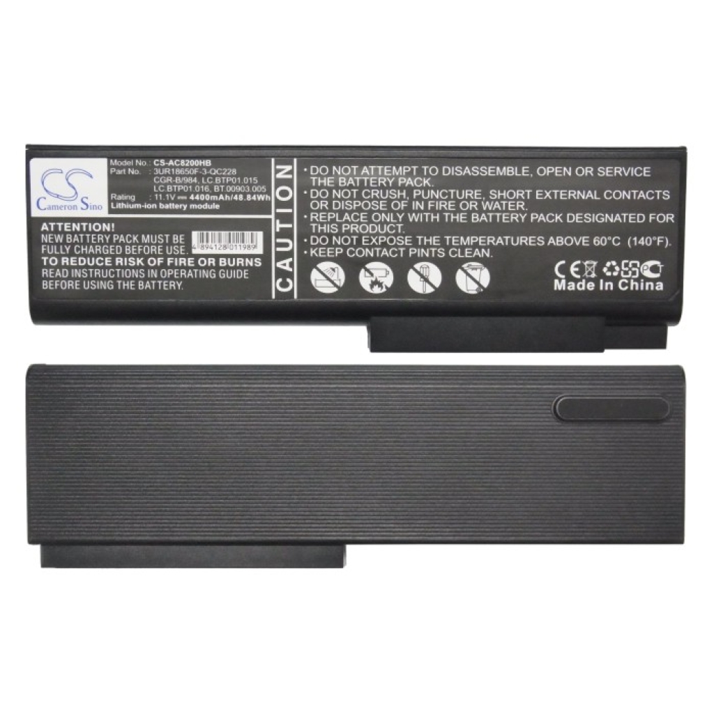 Akku yhteensopiva Acer CS-AC8200HB