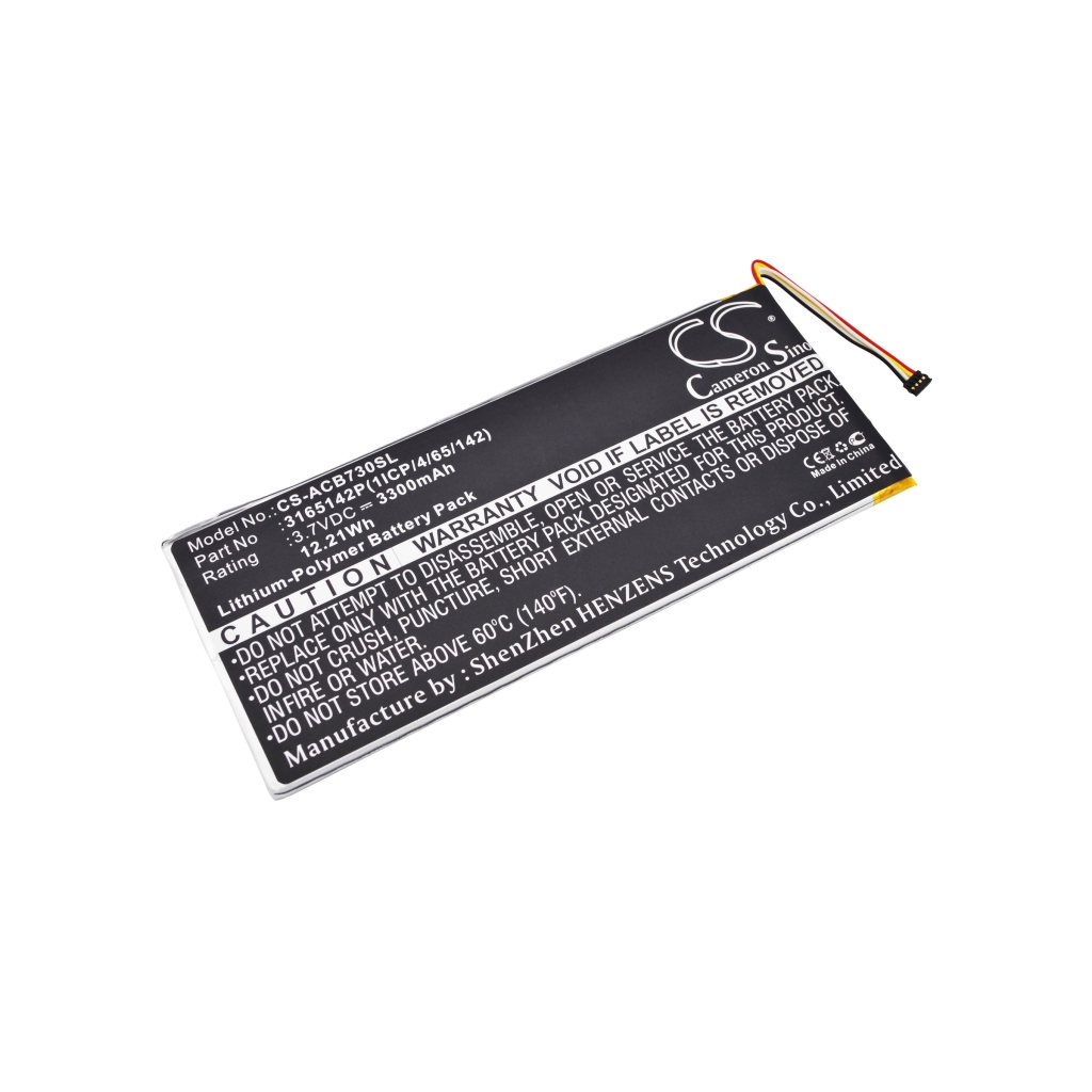 Akut Tabletin akku CS-ACB730SL