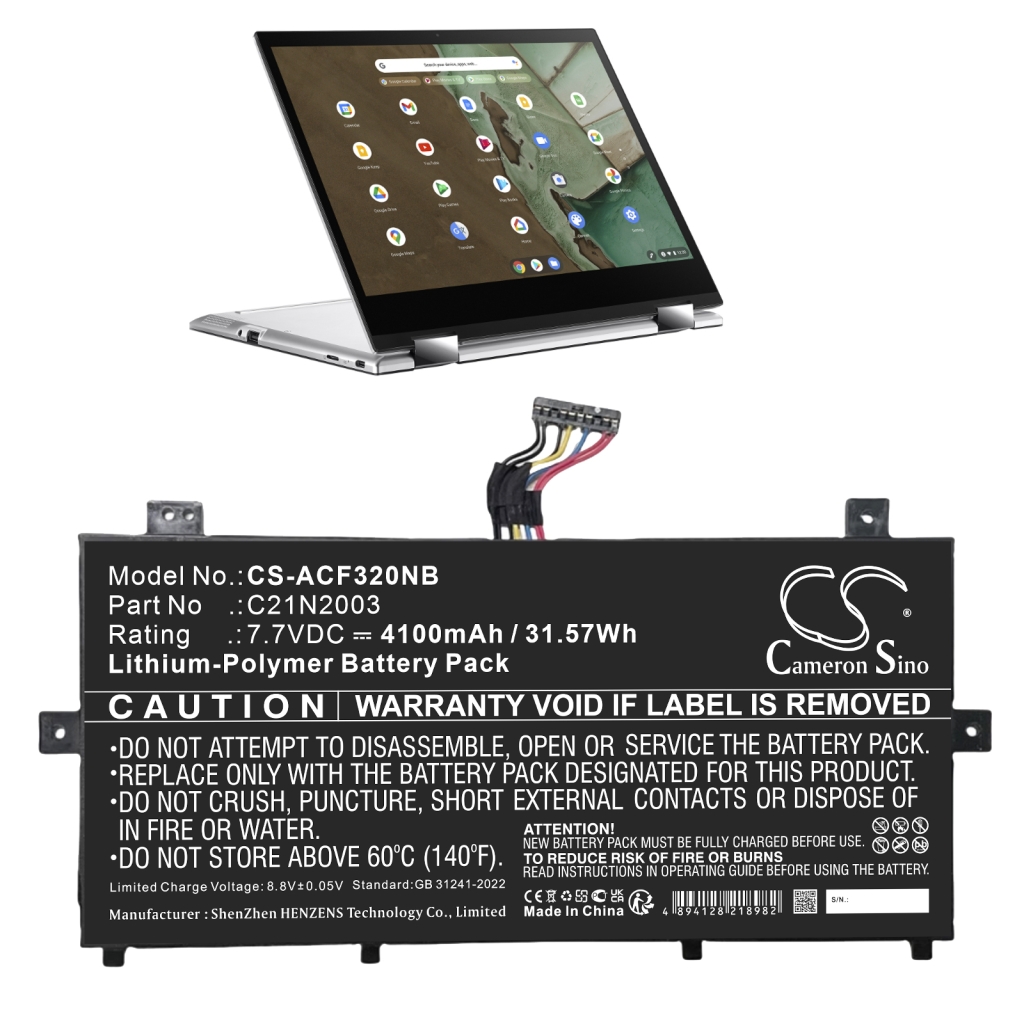 Kannettavan tietokoneen akku Asus CS-ACF320NB