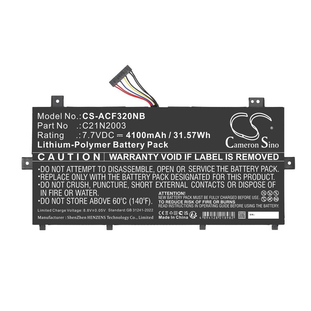 Kannettavan tietokoneen akku Asus CS-ACF320NB