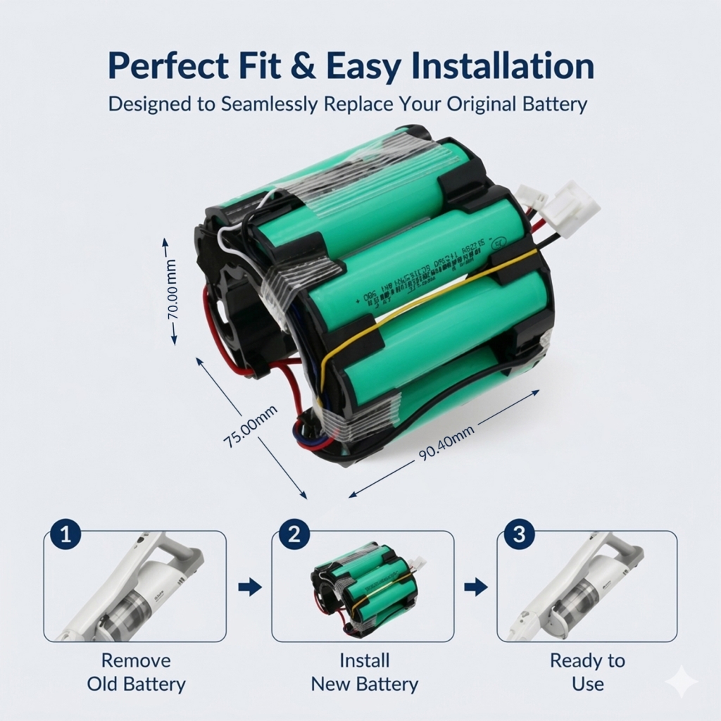 Battery compatible with Vacuum Battery