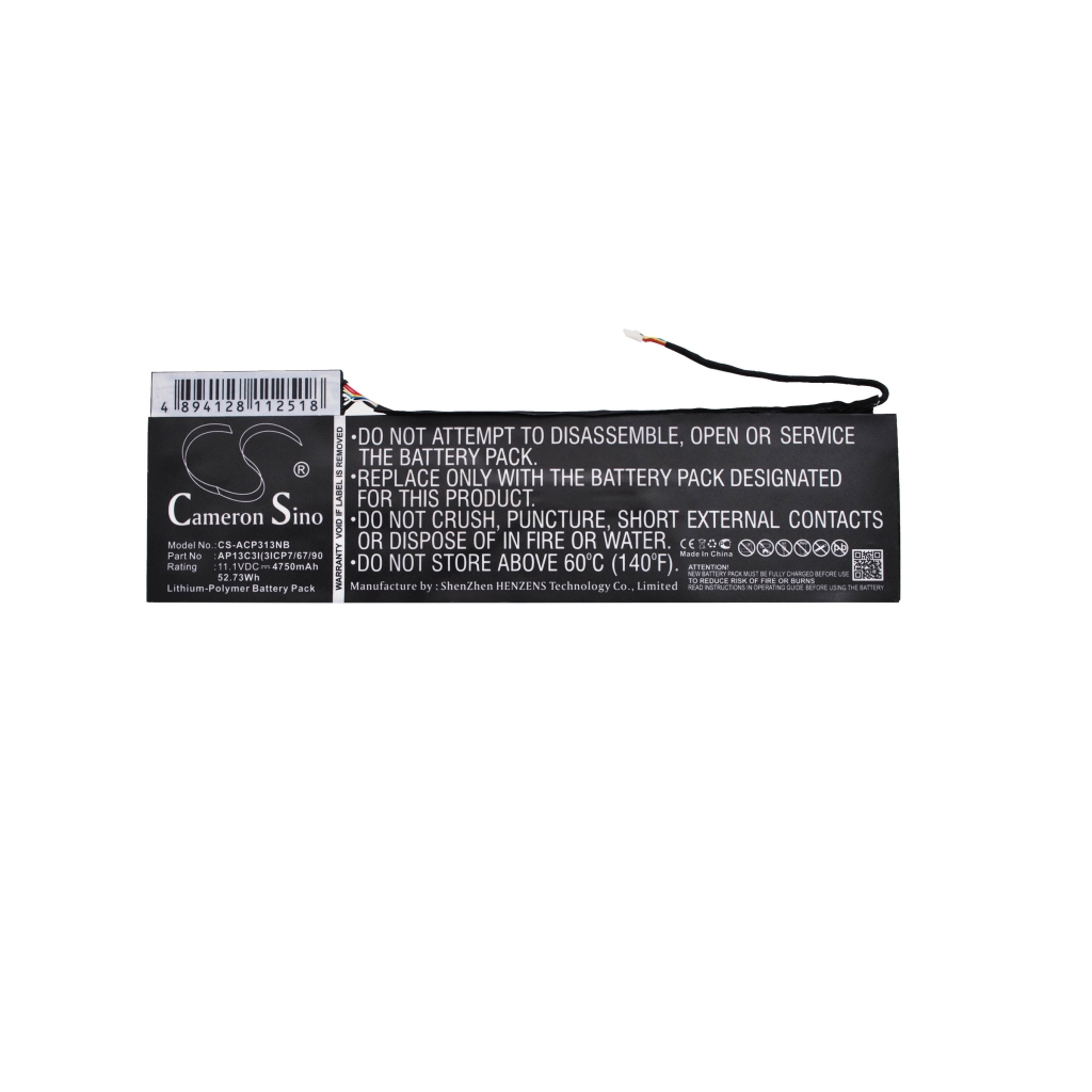 Akku yhteensopiva Acer CS-ACP313NB