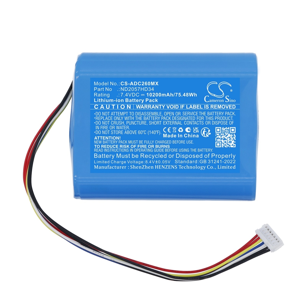 Akku yhteensopiva Suntech Adc CS-ADC260MX