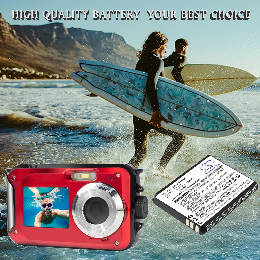 Battery Replaces AgfaPhoto BP-5M