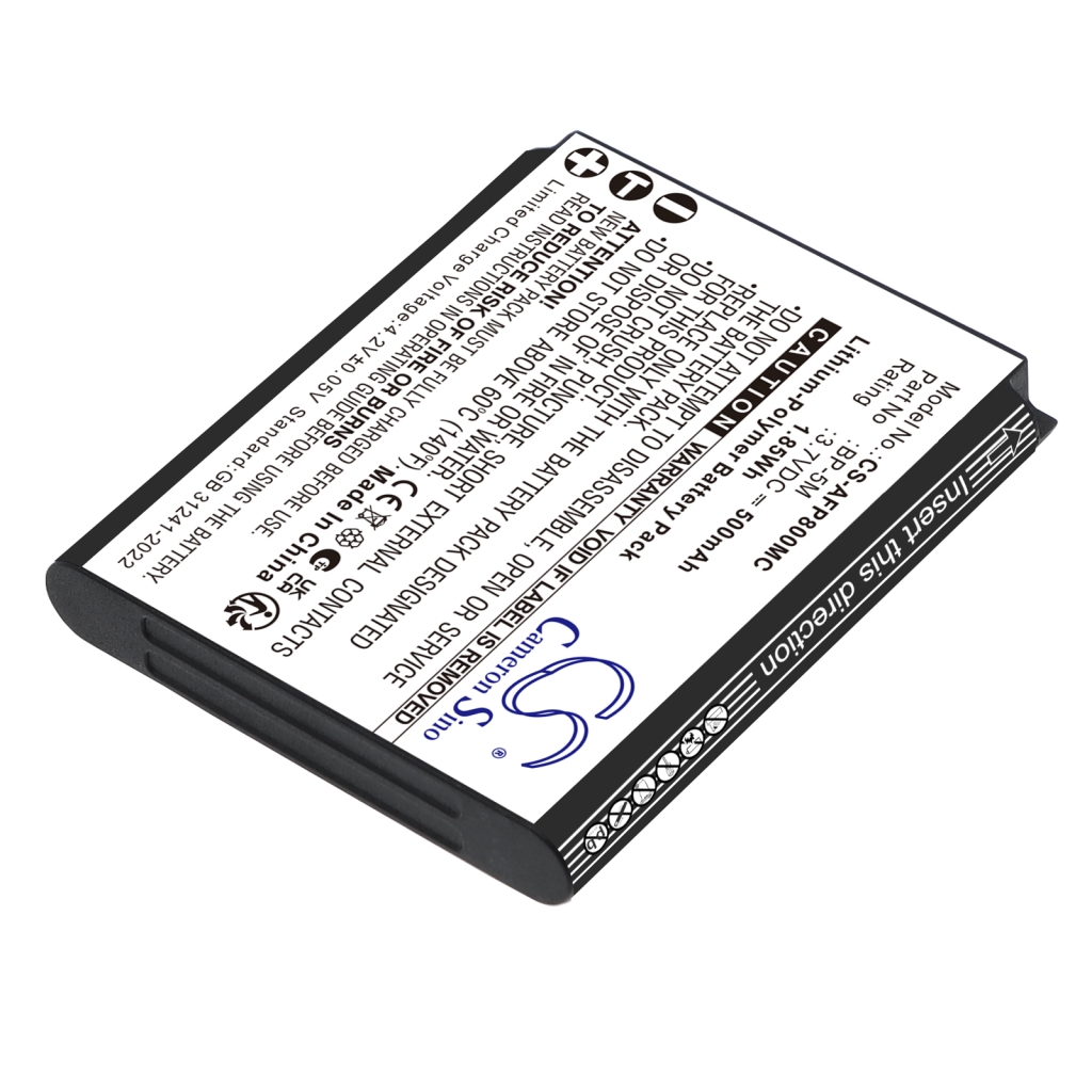 Battery Replaces AgfaPhoto BP-5M