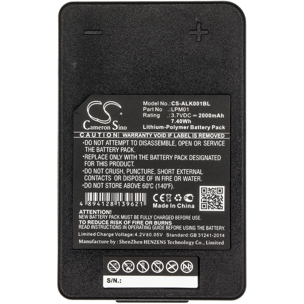 Teollisuusakku Autec CS-ALK001BL