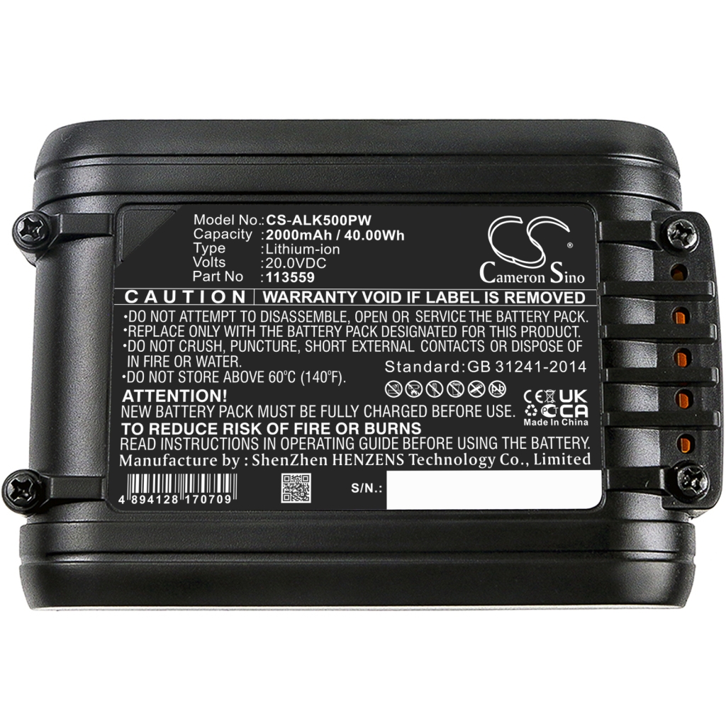Teollisuusakku Deltafox CS-ALK500PW