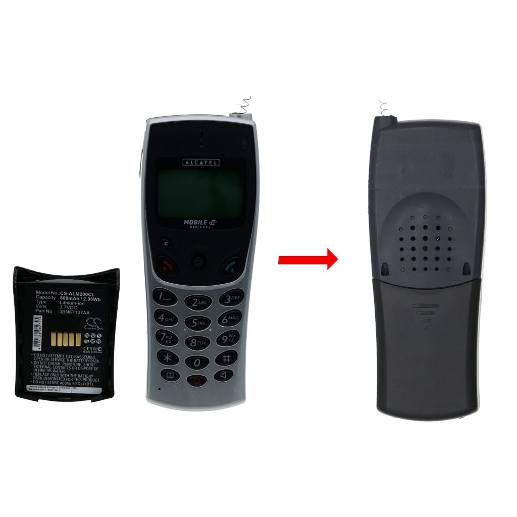 Alcatel Langattoman puhelimen akku CS-ALM200CL