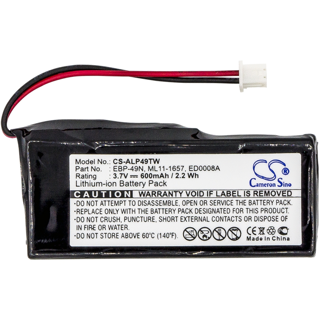 Akku yhteensopiva ALINCO CS-ALP49TW
