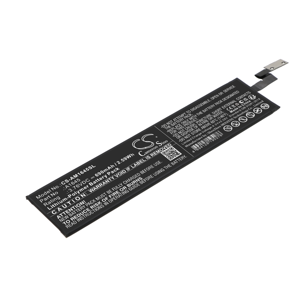 Näppäimistön akku Apple CS-AM1645SL