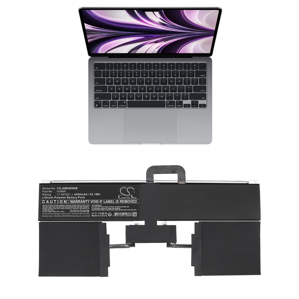 Yhteensopiva akun vaihto Apple 661-26150,A2669