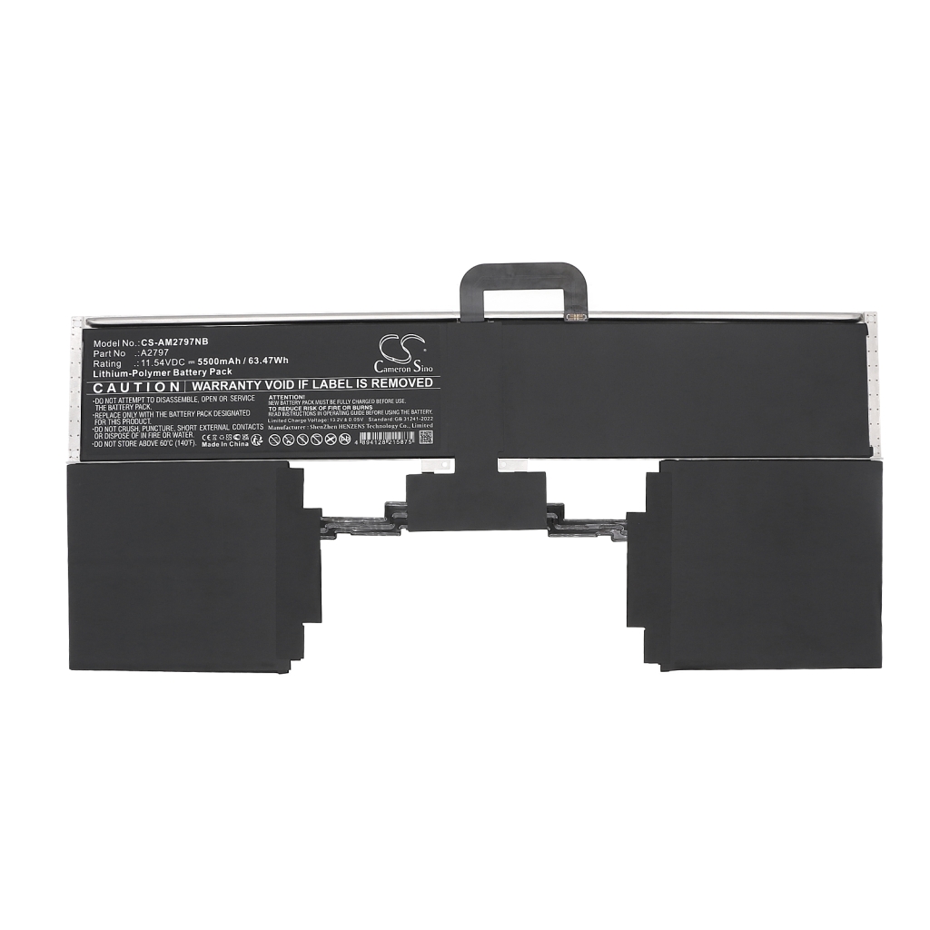 Yhteensopiva akun vaihto Apple A2797