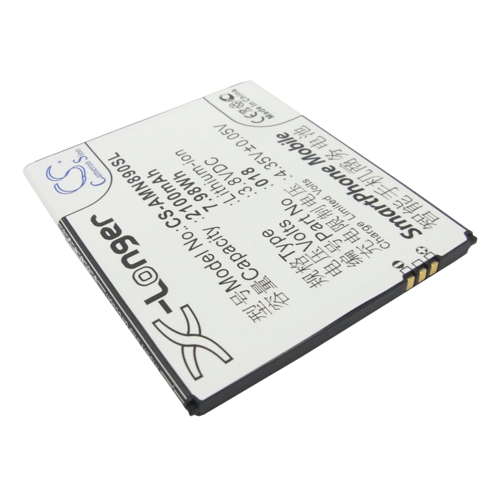 Akku yhteensopiva AMOI CS-AMN890SL