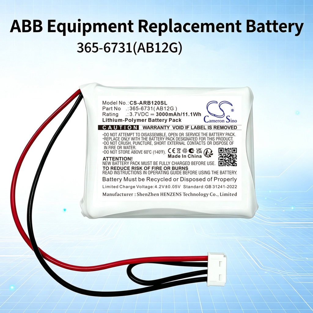 Akut yhteensopiva ABB 365-6731( AB12G ) CS-ARB120SL