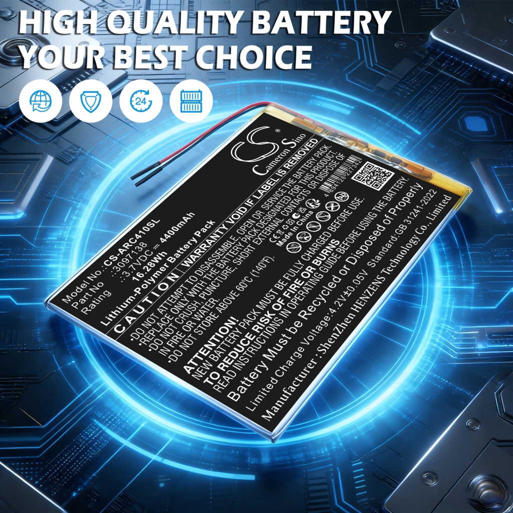 Battery compatible with Tablet Battery