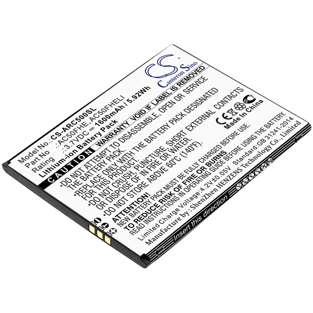 Akut Matkapuhelimen akku CS-ARC500SL