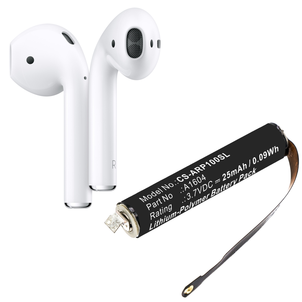 Akut yhteensopiva Apple AirPods AirPods 2 CS-ARP100SL