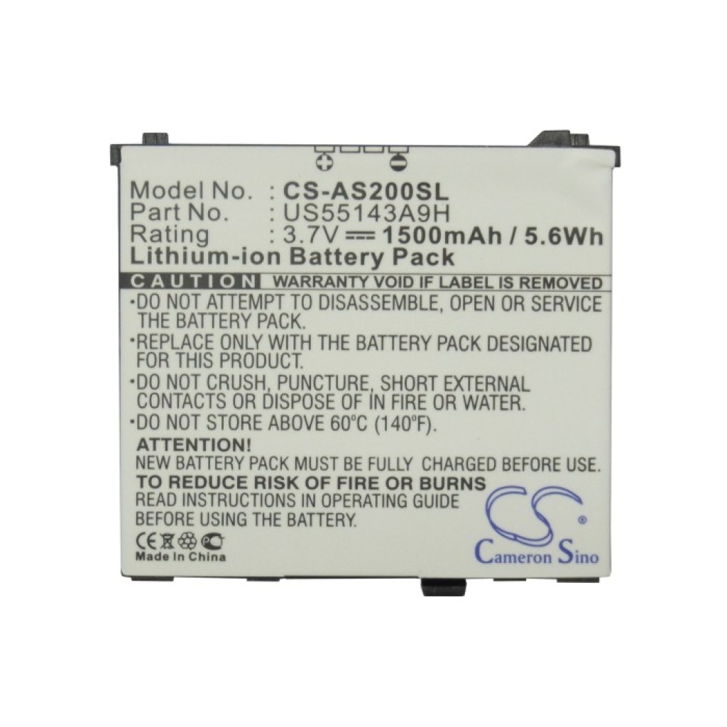 Battery compatible with Acer CS-AS200SL